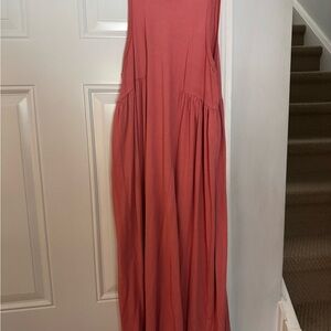 Zara Sleeveless Maxi Dress in Rose